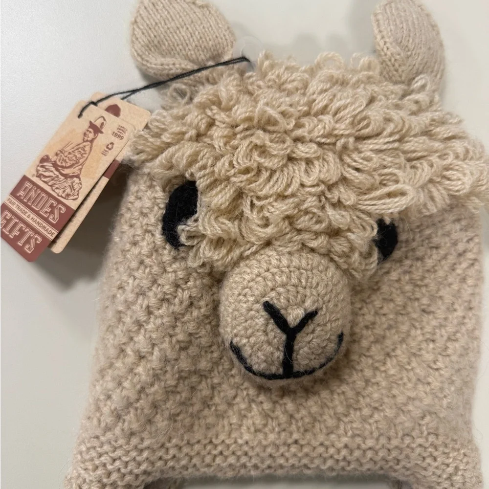 NWT Alpaca Wool Knitted Animal Hat – Handmade in Peru 🧶✨ - Picture 2 of 7